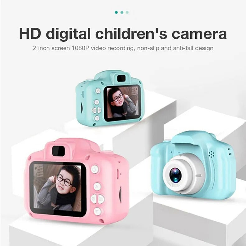 Cámara de fotos y videos digital para niños y niñas