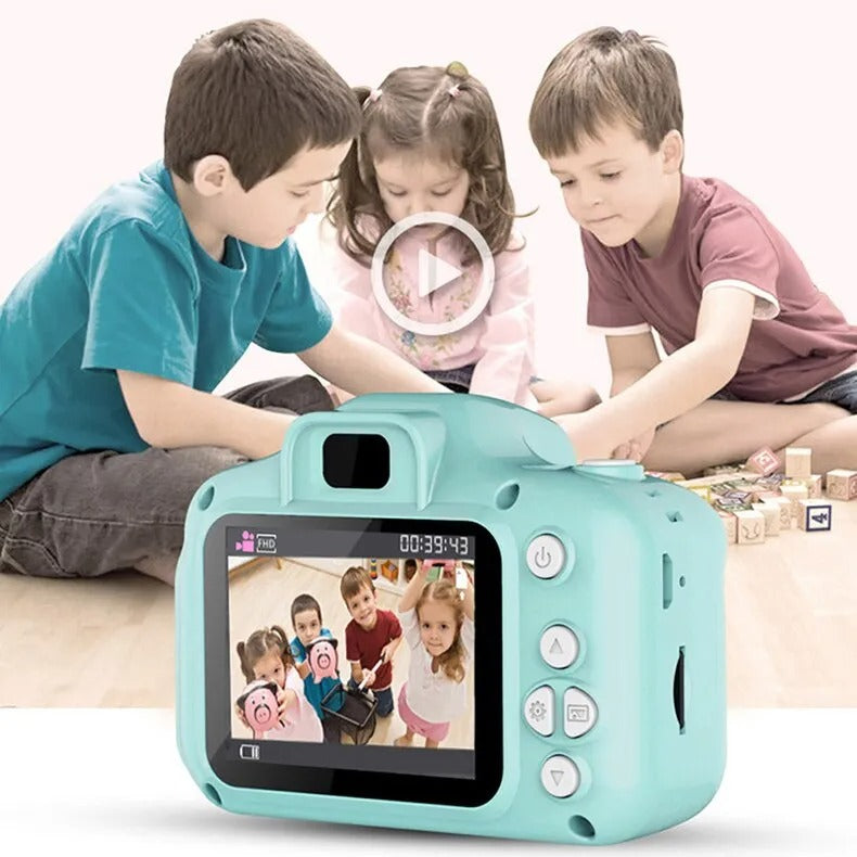 Cámara de fotos y videos digital para niños y niñas