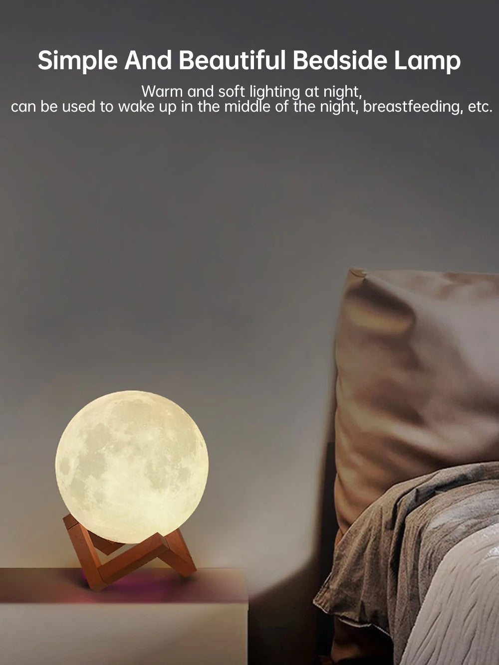 Lampara LED humidificador Luna