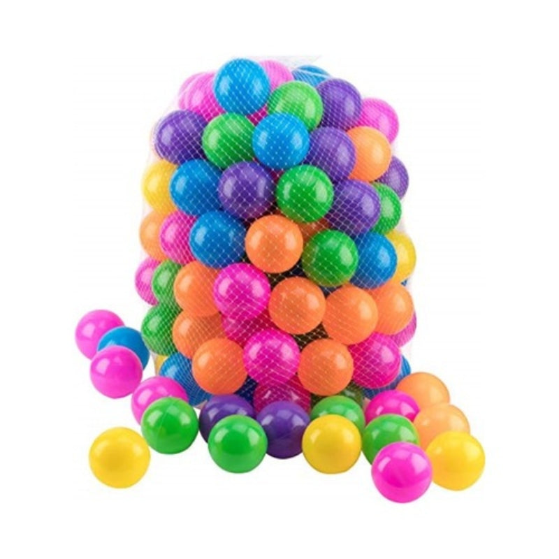 Carpa tunel con pelotas de plastico